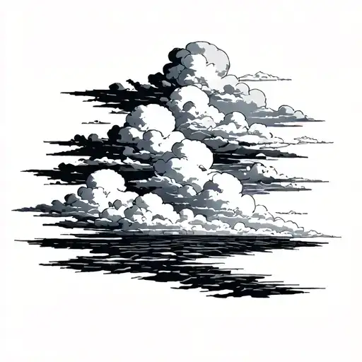 Night Sky Clouds Background