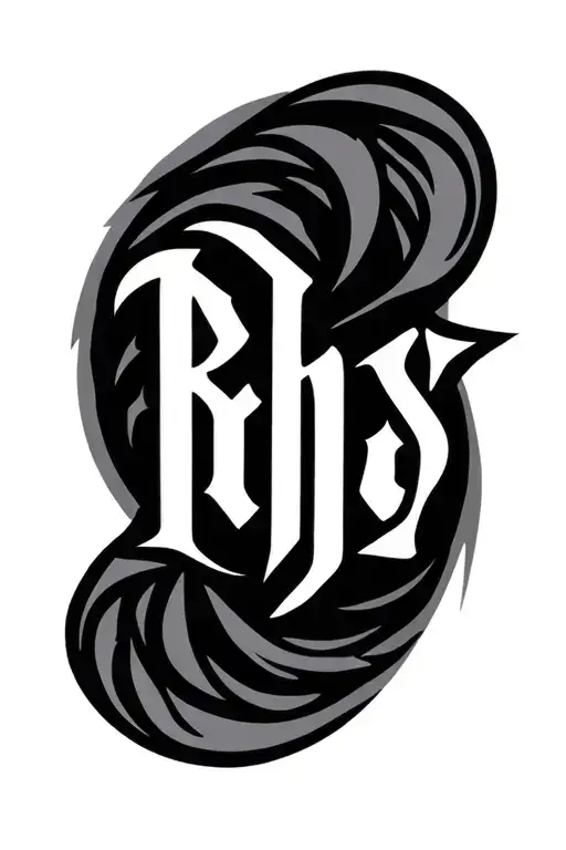 Rhys Logo Black