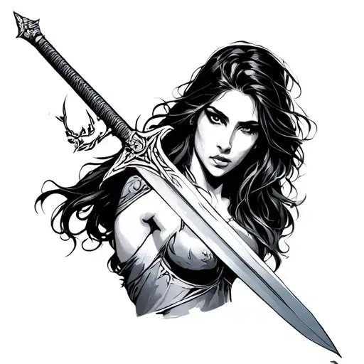 Justice Nood Lady Sword