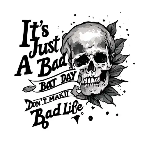 It's Just A Bad Day Don't Make It A Bad Life