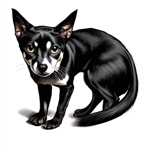 Infinity Of The Cat And Dog Leg