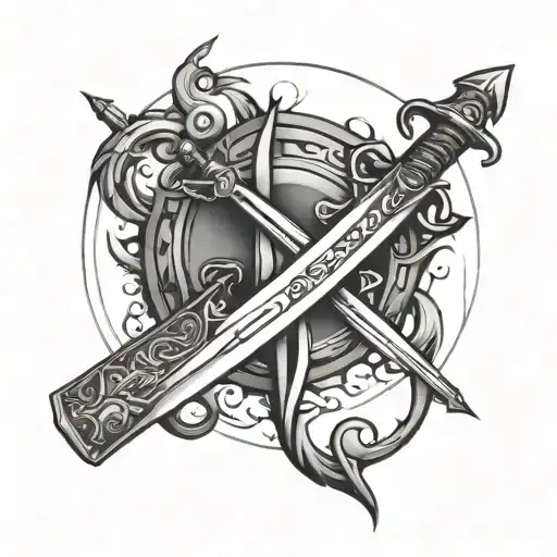 Sword Passing Inside A Circle