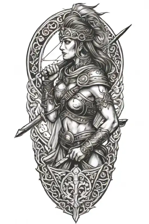 Barbarian Warrior Woman