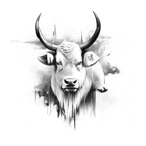 Brave Bull With Letters Lkf