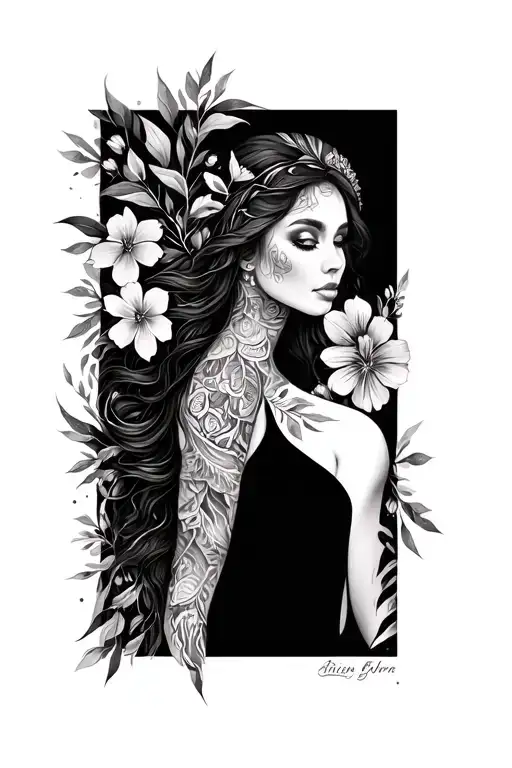 Arm Sleeve Feminine Native Floral Australian