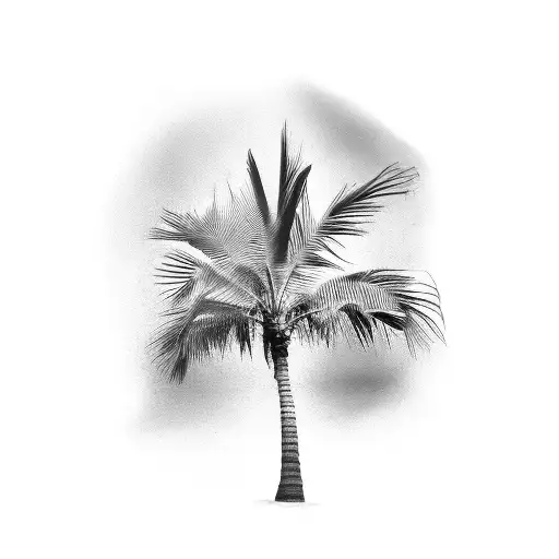 Palm Tree With Stella Writen In It