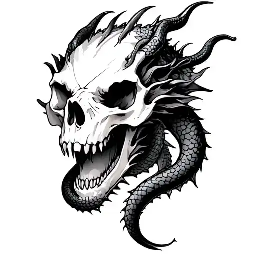 Dragon Snake Skulls