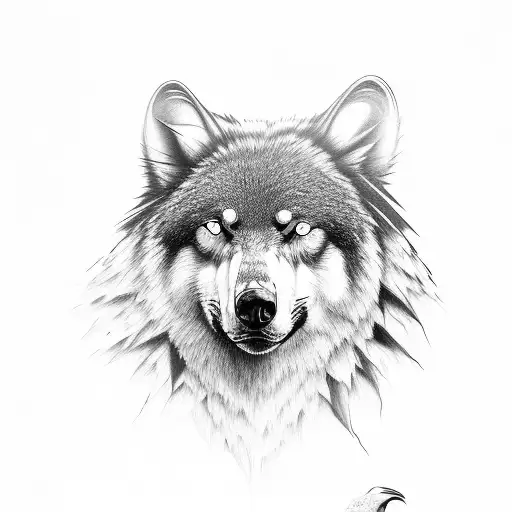 Raven Bear Wolf Totem
