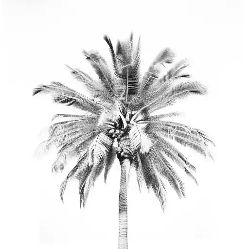 Palm Tree With Stella Writen