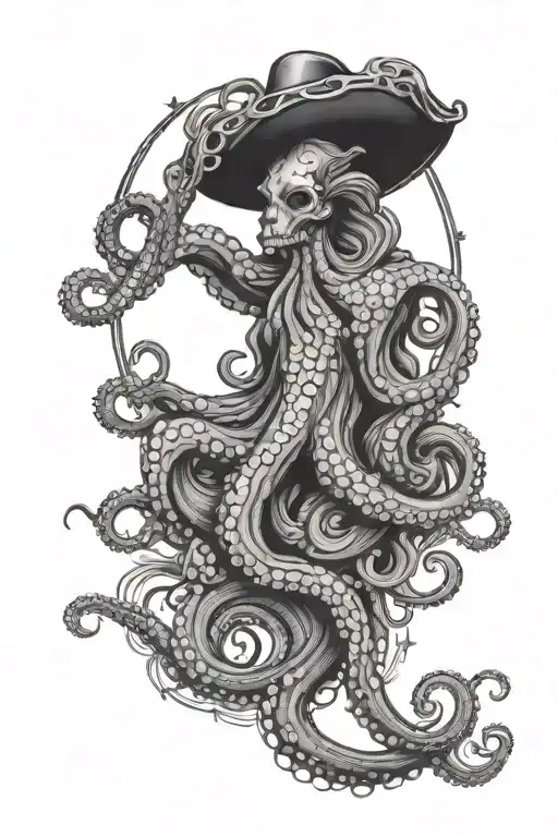 Octopus Witchy Tarot Card Design