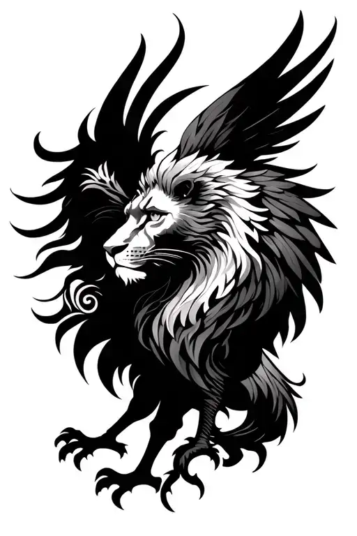 Zodiac Sign Leo And Phoenix Combination