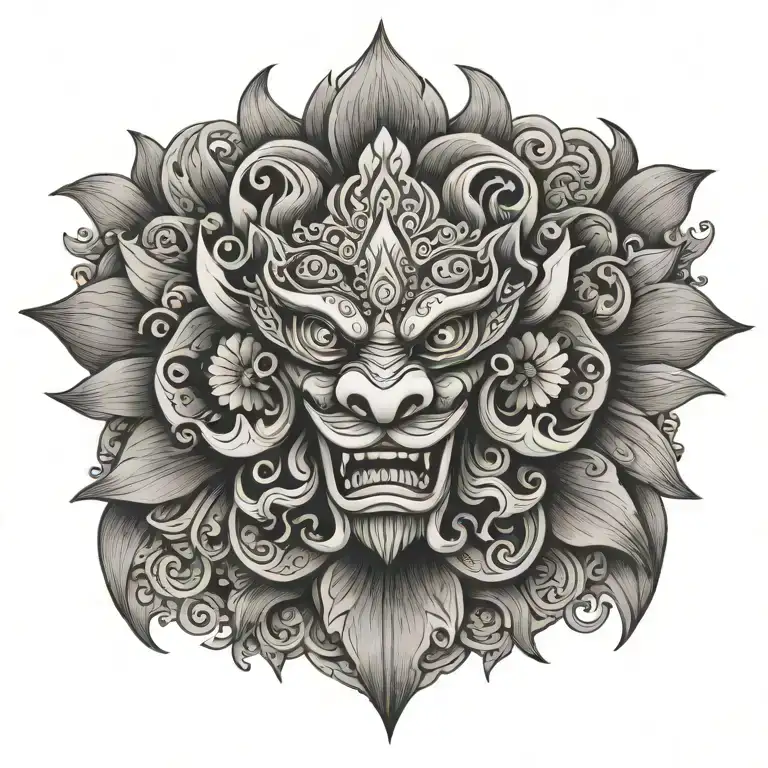 Barong Bali Flower