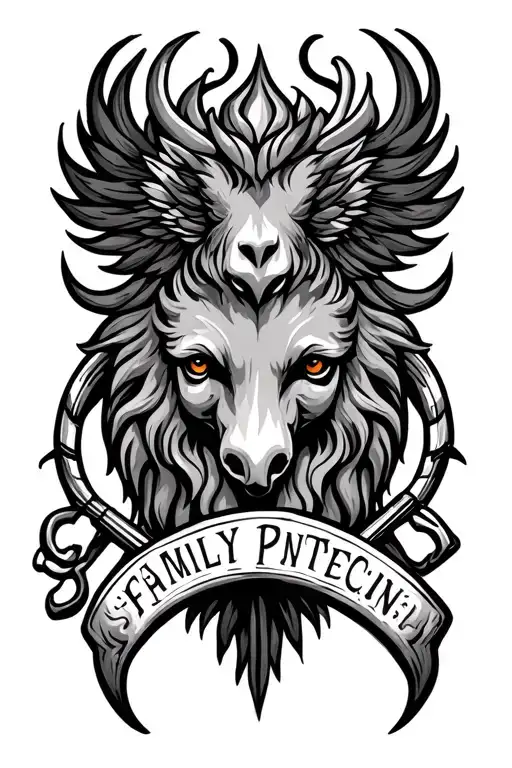 Strength And Protection Family Symbol