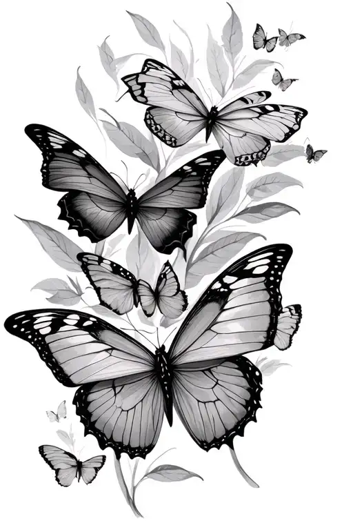 Create Something With Butterflies That Represents Being A Warrior And Survivor
