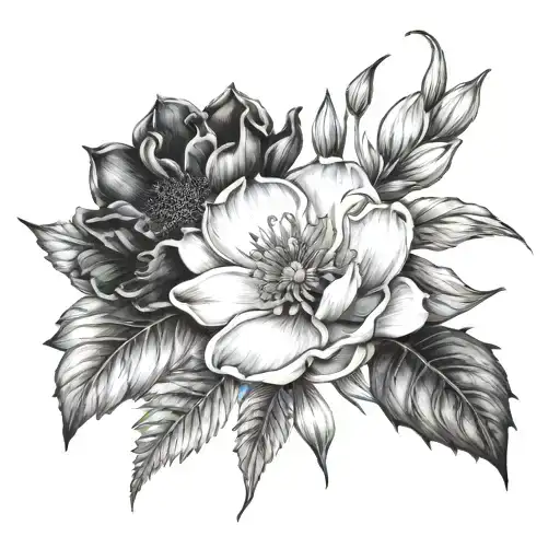 Birthflowers July October Birth Flower