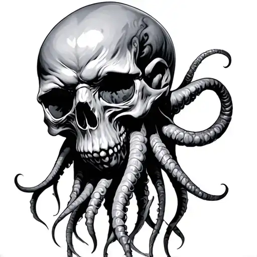 Cthulhu Skull Face