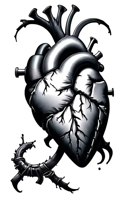 Half Car Engine Half Heart Broken In Half