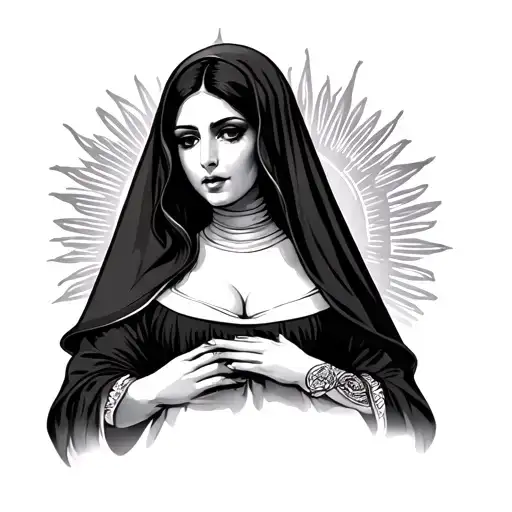 Chicano Nun Naked Beautiful