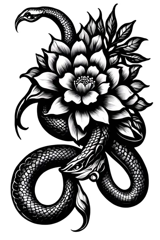 Floral Or Snake Arm Ornament