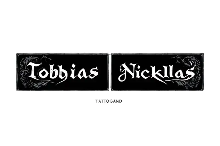 The Names Tobias And Nicklas In A Band