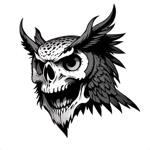 Owl Skulls Demon