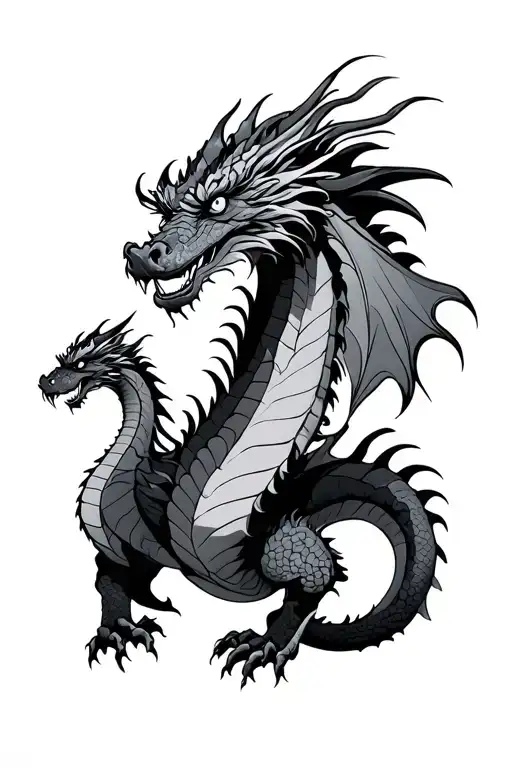 Dragon Father And Sons