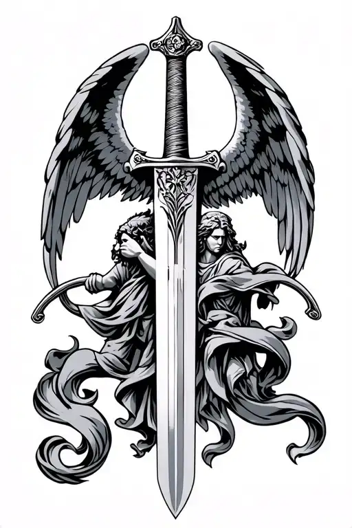 Saint Micheal The Archangels Sword