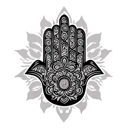 Chinese Hamsa Hand