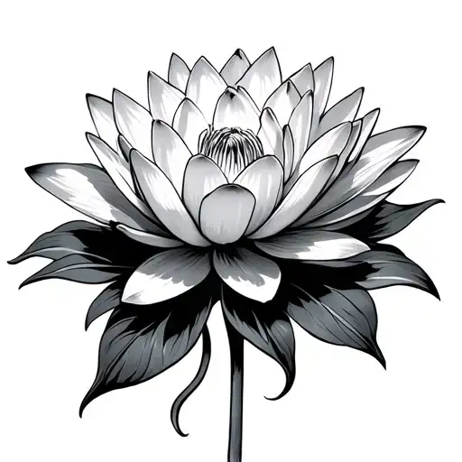 Water Lily Flower Bouquet