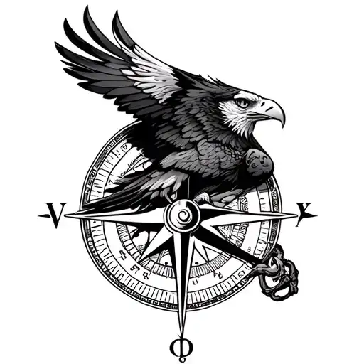A Fost An Eagle A Compass