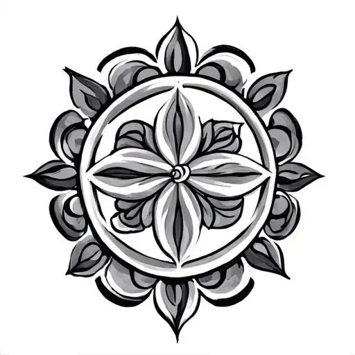 Greek And Sanskrit Symbol