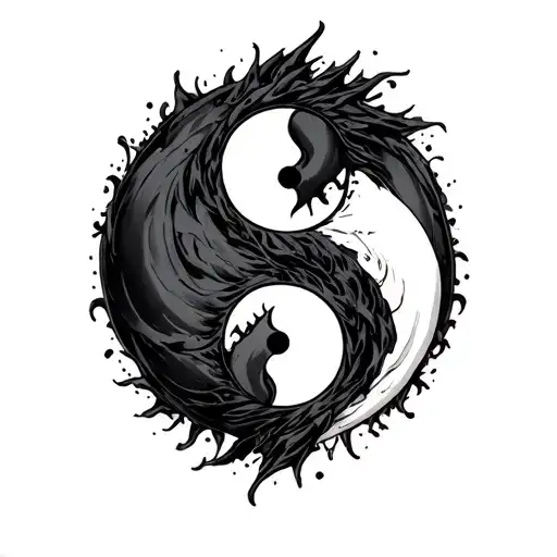 Luffy Gear 5 And Black Ace Yin And Yang