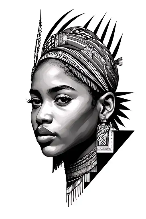 Hemba And Luba Kongolese Fine Tattoo Design Geometry