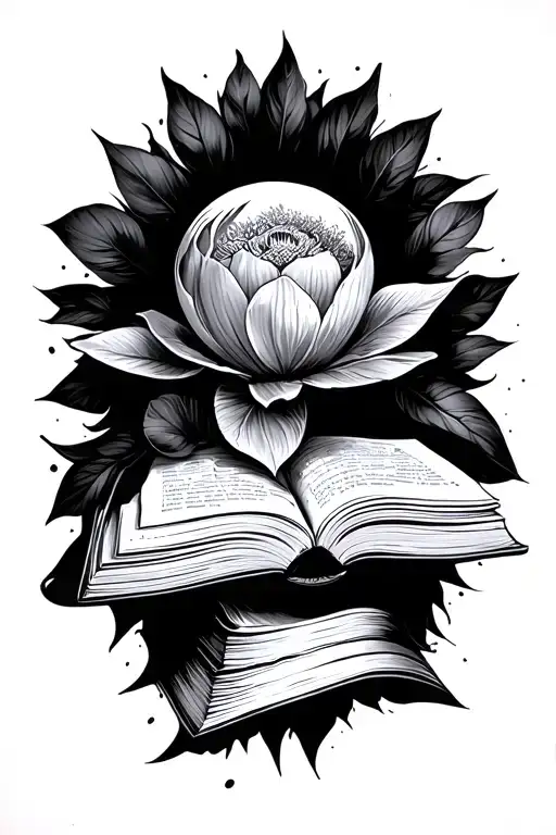 Open Book Coming To Life Up The Arm