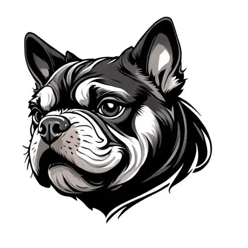 Fu Dog In Hamsa Hand