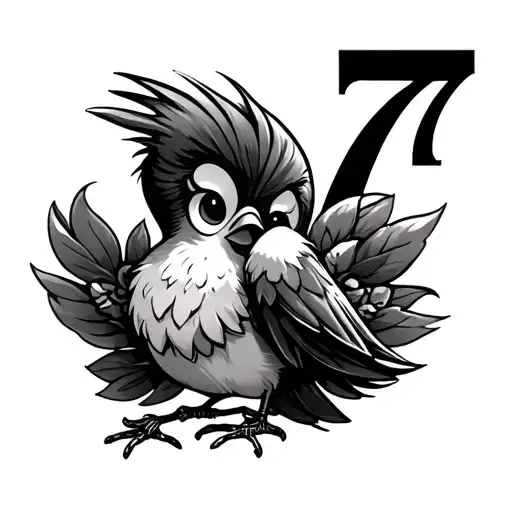Tweety Bird And The Number 7