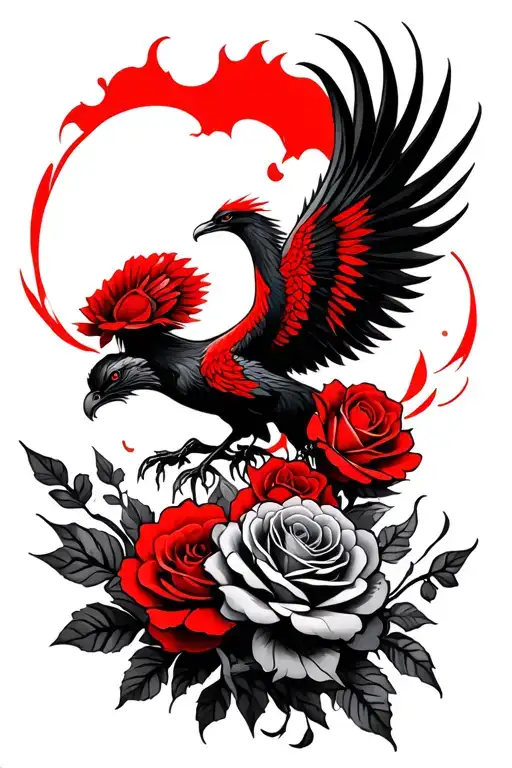 Phoenix Rising Rose Flowers