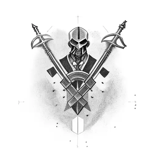 Doctor With A Sword And Shield