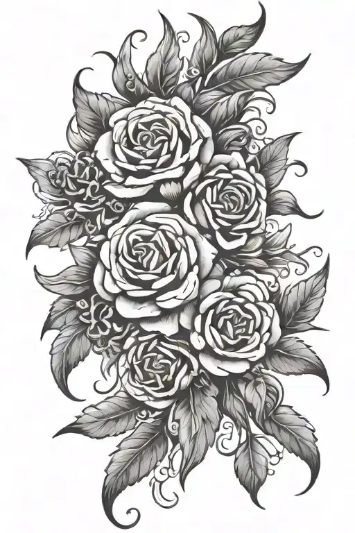 Half Medusa Half Flower Bouquet