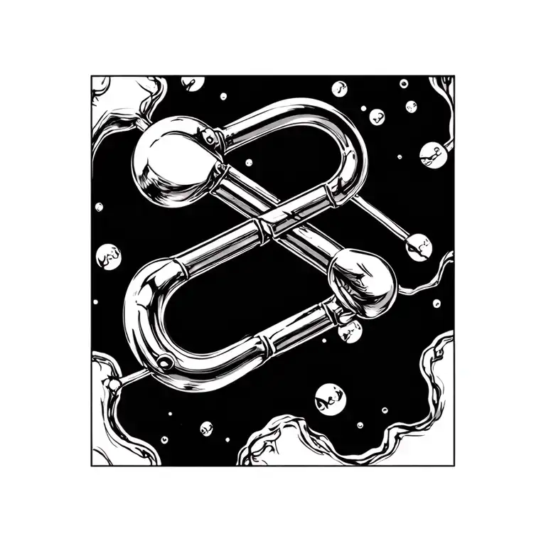 Dopamine Chemical Structure With A Backdrop