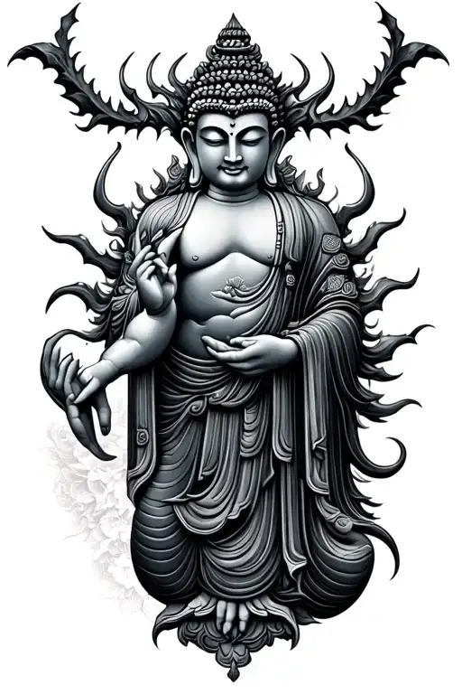 Buddha Half Demon