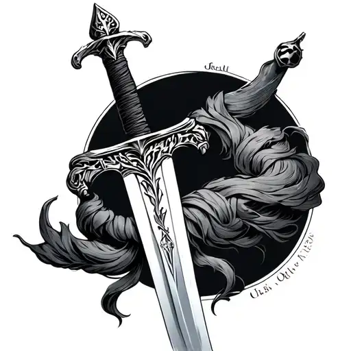 Sacrifice And Resoect With Sword Wrapped