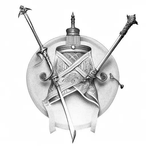 Doctor's Coat With Escalibur Sword