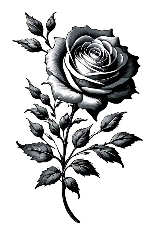 Flower Rosette With Gemini Sign