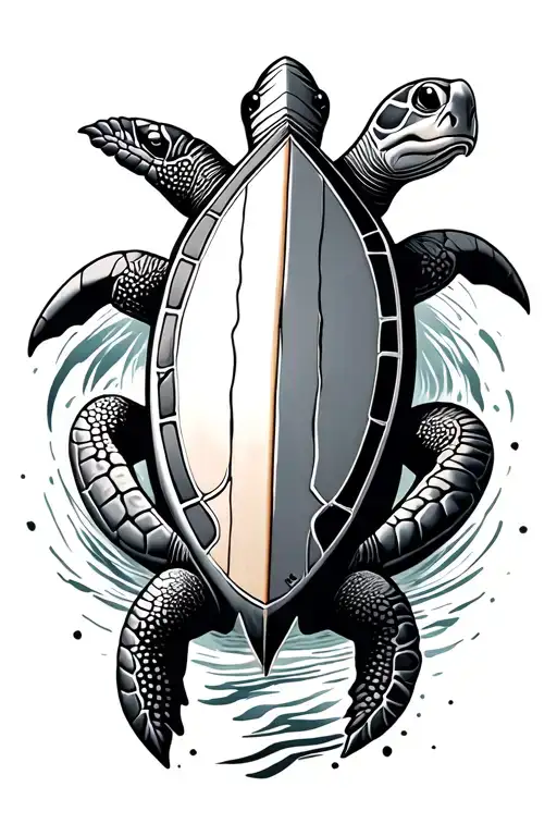 Turtle Surfboard