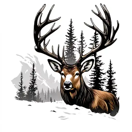 State Of Maine With Hunting In It Needs Deer Antlers