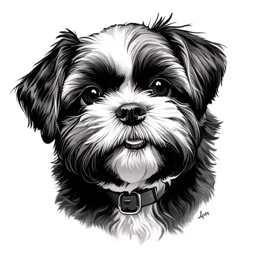 Shih Tzu In A Word Sky
