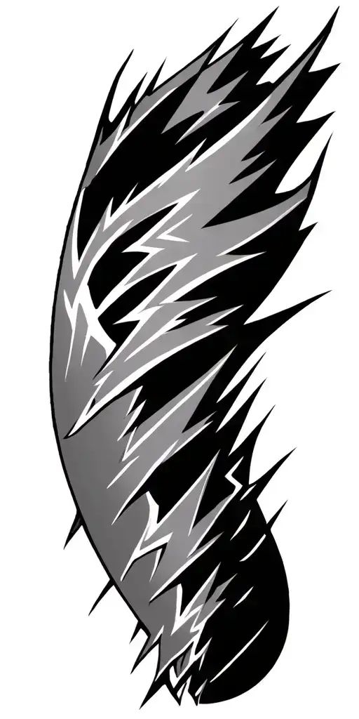 Tribal Lightning Bolts