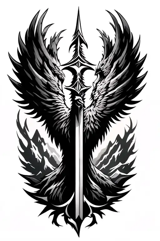 Trident Mountains Rising Phoenix