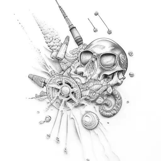 Beach Theme Leg Sleve